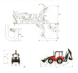 MBL 745 HT+-DIMENSIONAL DRAWING